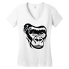 monkey face Women's V-Neck T-Shirt