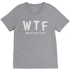wtf where's the food V-Neck Tee