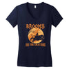 brooms are for amateurs 2 Women's V-Neck T-Shirt