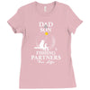 Dad And Son Fishing Partners For Life Ladies Fitted T-Shirt