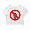 stop alien Crop Top