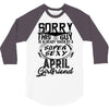 This Guy Is Taken By A Super Sexy April Girlfriend 3/4 Sleeve Shirt