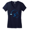out baby fished Women's V-Neck T-Shirt
