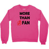 avengers more than a fan Crewneck Sweatshirt
