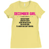 December Girl Hated By Many Ladies Fitted T-Shirt