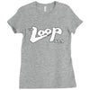 the loop where chicago rocks fm 97.9 Ladies Fitted T-Shirt