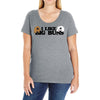 i like big buns bunny love Ladies Curvy T-Shirt