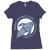 rocket science club Ladies Fitted T-Shirt