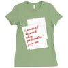 i pretend to work they pretend to pay me Ladies Fitted T-Shirt