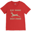 eat more fast food V-Neck Tee