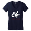 witch halloween fancy Women's V-Neck T-Shirt