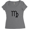February Girls Are Sunshine Mixed With A Little Hurricane Women's Triblend Scoop T-shirt