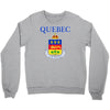 quebec coat of arms canada Crewneck Sweatshirt