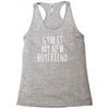gym is my new boyfriend Racerback Tank