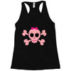 fummy pink skull long sleeve Racerback Tank