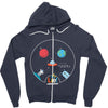 Space Lie Zipper Hoodie