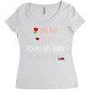 are red is red Women's Triblend Scoop T-shirt