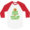 keep calm candy 3/4 Sleeve Shirt