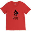 product square V-Neck Tee