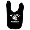 mighty numbers Baby Bibs