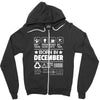 Born In December Zipper Hoodie