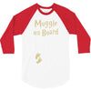 muggle on board maternity 3/4 Sleeve Shirt
