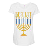 get lit Maternity Scoop Neck T-shirt