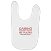 gaming doesn't make me violent Baby Bibs