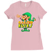 raised by elves elf christmas Ladies Fitted T-Shirt
