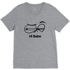Hi Babe V-Neck Tee