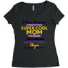 I Never Dreamed I'd Grow Up To Be A Super Cool Mom Of A Freaking Aweso Women's Triblend Scoop T-shirt