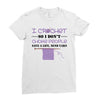 i crochet so i don't choke people save a life, send yarn Ladies Fitted T-Shirt