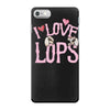 i love lops lots iPhone 7 Case