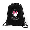 I'm Having a Little Disney Princess Drawstring Bags