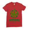 cannabis for medical use only Ladies Fitted T-Shirt