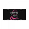 Celebrating With The 70th Birthday Queen License Plate