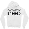 namastay in bed Zipper Hoodie