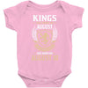 Kings Are Born In August But The Real Kings Are Born On August 10 Baby Onesie