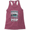 fishing pop Racerback Tank