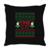 time to get elffed up Throw Pillow