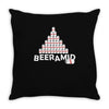 Beeramid Throw Pillow