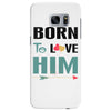 Born To Love Him (Born To Love Her &ndash; Born To Love Him Couples Design Samsung Galaxy S7 Edge