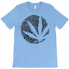 cannabis fingerprinting (black) T-Shirt