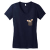 Cute Women's V-Neck T-Shirt