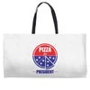 pizza for prez Weekender Totes