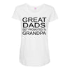 great dads get promoted Maternity Scoop Neck T-shirt