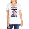 Teacher Shark Doo Ladies Curvy T-Shirt