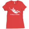 totally board skateboard Ladies Fitted T-Shirt