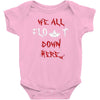 stephen we all float down here movie scene baloon Baby Bodysuit