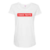 Fake Texts Hypebeast Maternity Scoop Neck T-shirt